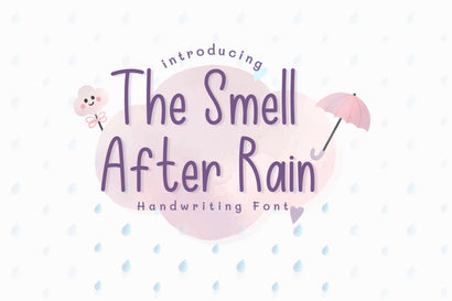 Smell after rain Font tlatoustype 