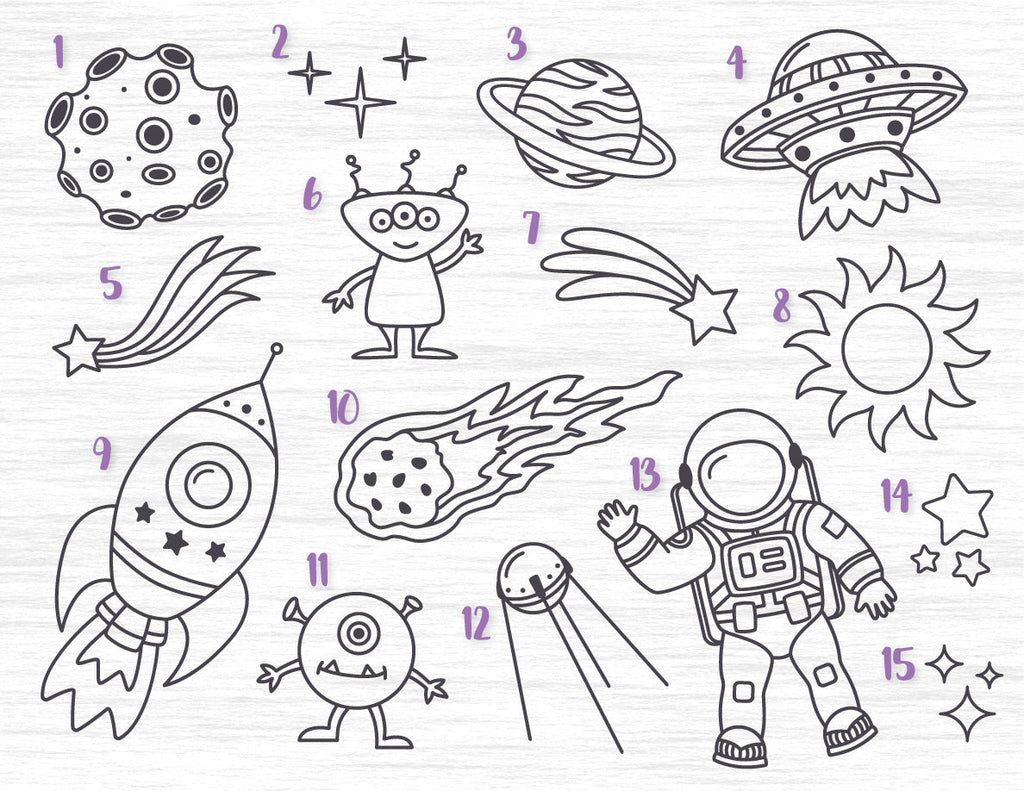 Space Bundle SVG So Fontsy