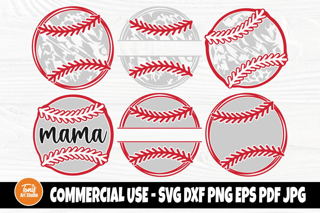 Baseball & Softball Numbers - SVG, DXF, EPS Cut Files