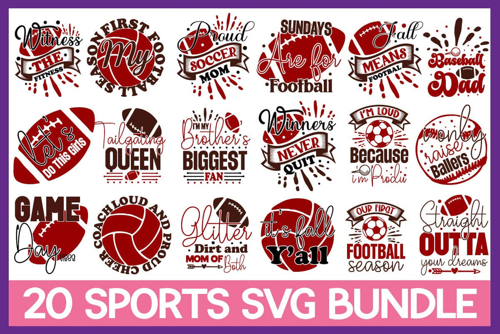 sports svg bundle,sporty fonts, jersey number fonts, football