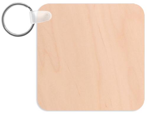 qualisub polymer sublimation keychain rectangle blank