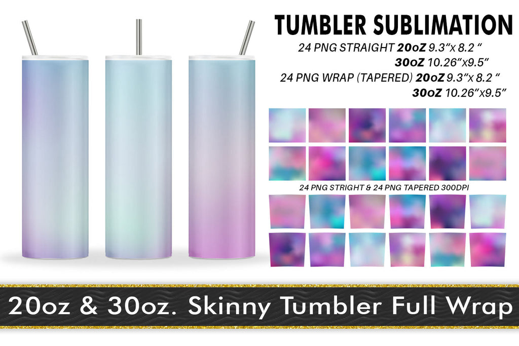 30oz Modern Curve Glitter PNG Sublimation Tumbler Wraps - So Fontsy