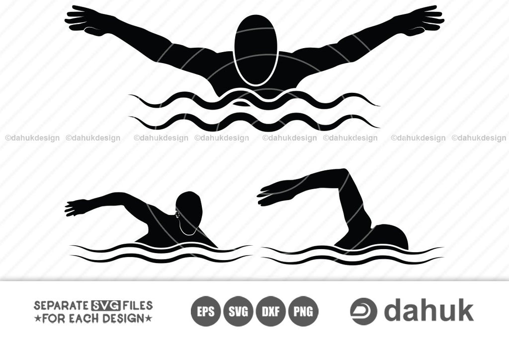 swimmer silhouette