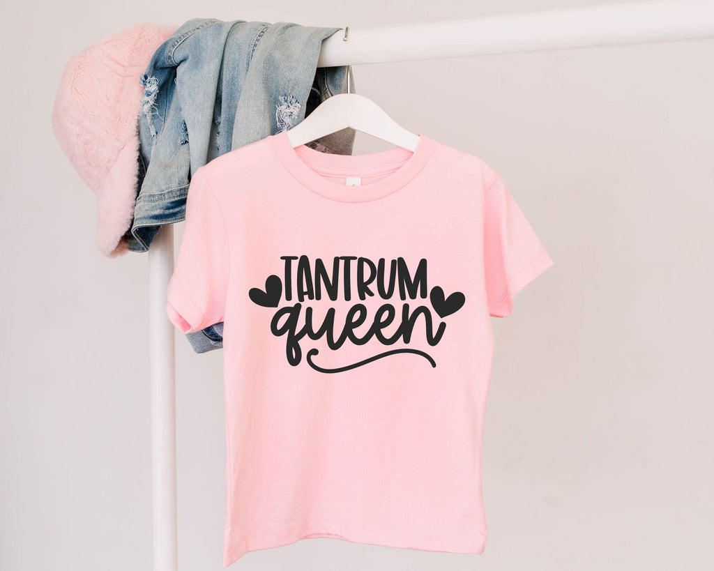 Tantrum Queen SVG | Kids Quote | Toddler Quote | PNG | DXF - So Fontsy, image size:1024x819