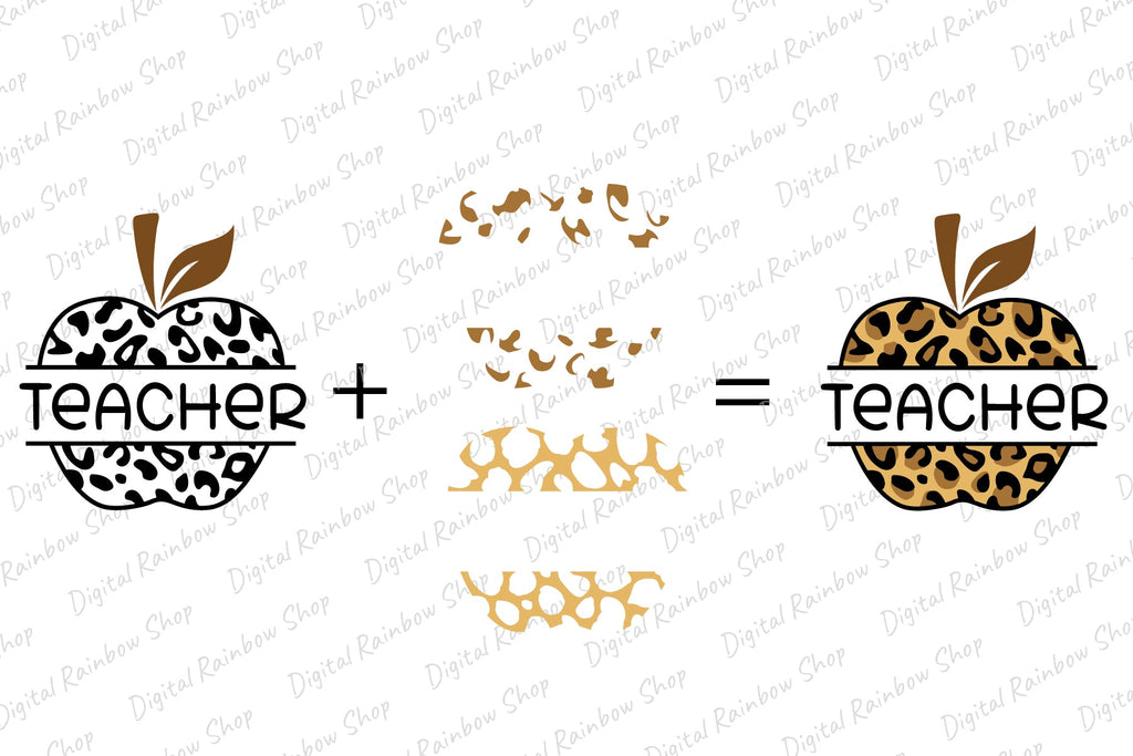 Teacher monogram, teachers day svg design, teacher apple svg - So Fontsy