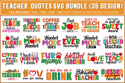 Teacher SVG Bundle, 35 Design SVG Shetara Begum 