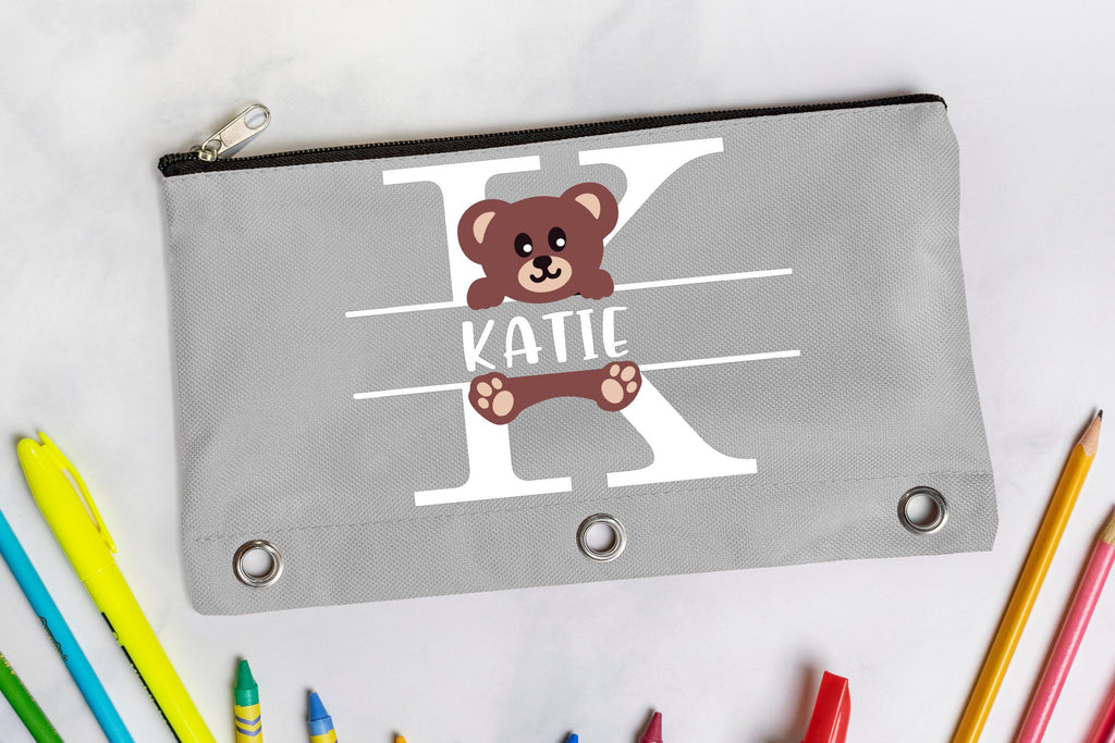Teddy Bear SVG Split Monogram