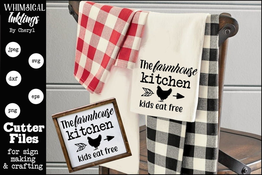 The Farmhouse Kitchen SVG - So Fontsy