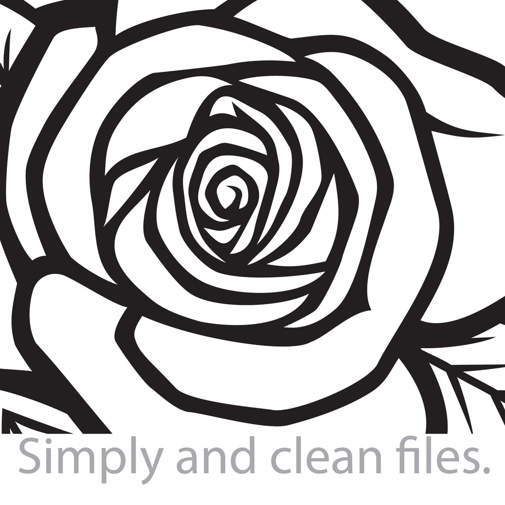 Three Roses, Read Description - SVG, PNG, AI, EPS, DXF Files