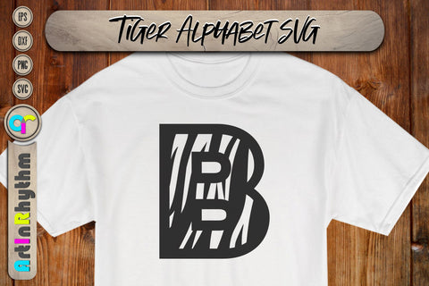Tiger Print Letters Alphabet, a-z Font SVG Artinrhythm shop