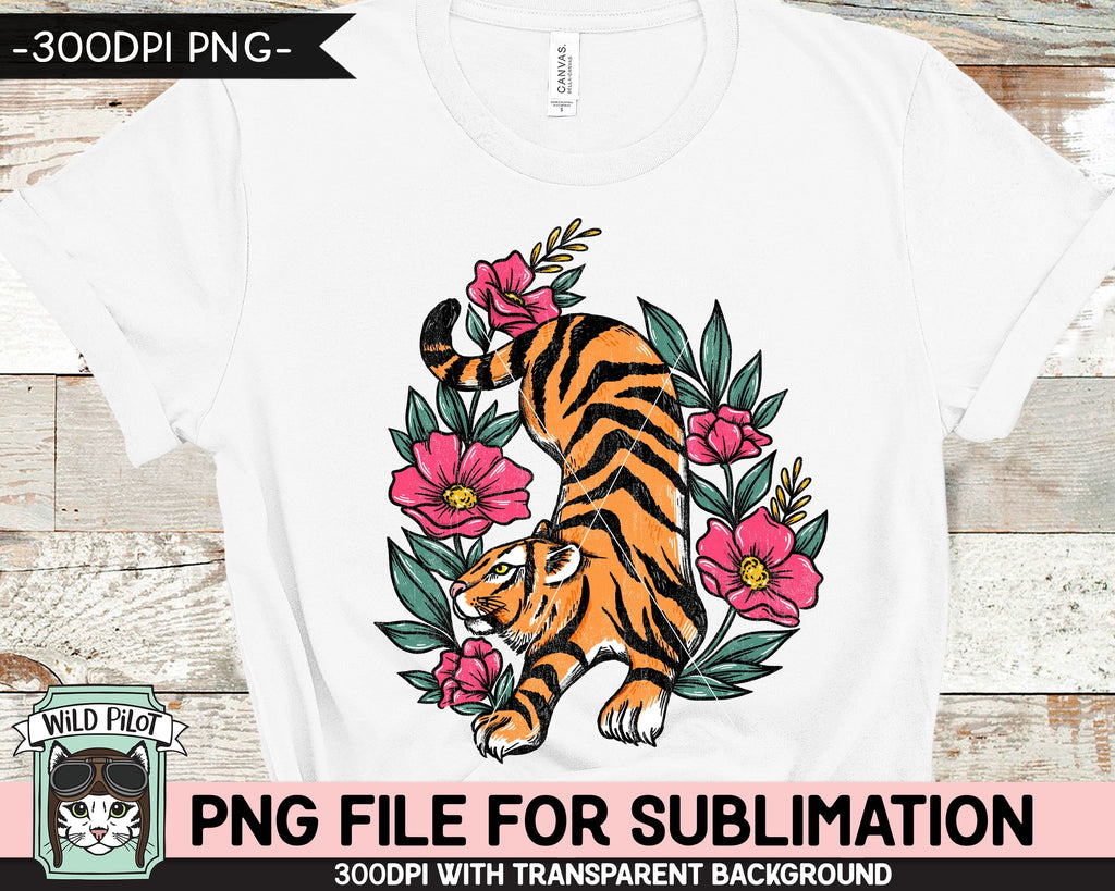 Tiger Mascot PNG Tiger Sublimation Design DOWNLOAD Tiger 