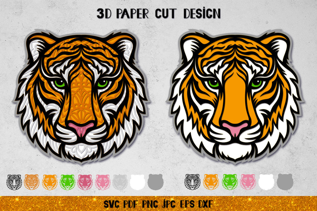 Tigers SVG Cut File, Tigers Instant Download