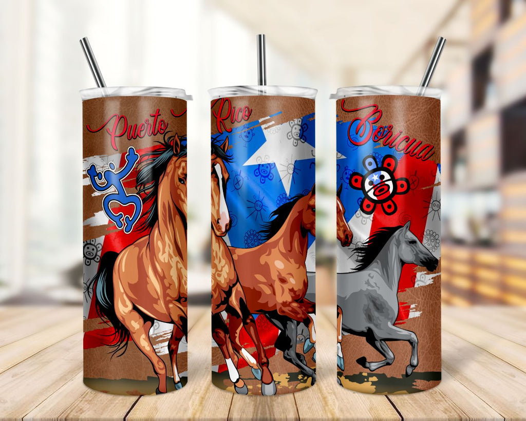 20 oz Tumbler - Zavala Flag