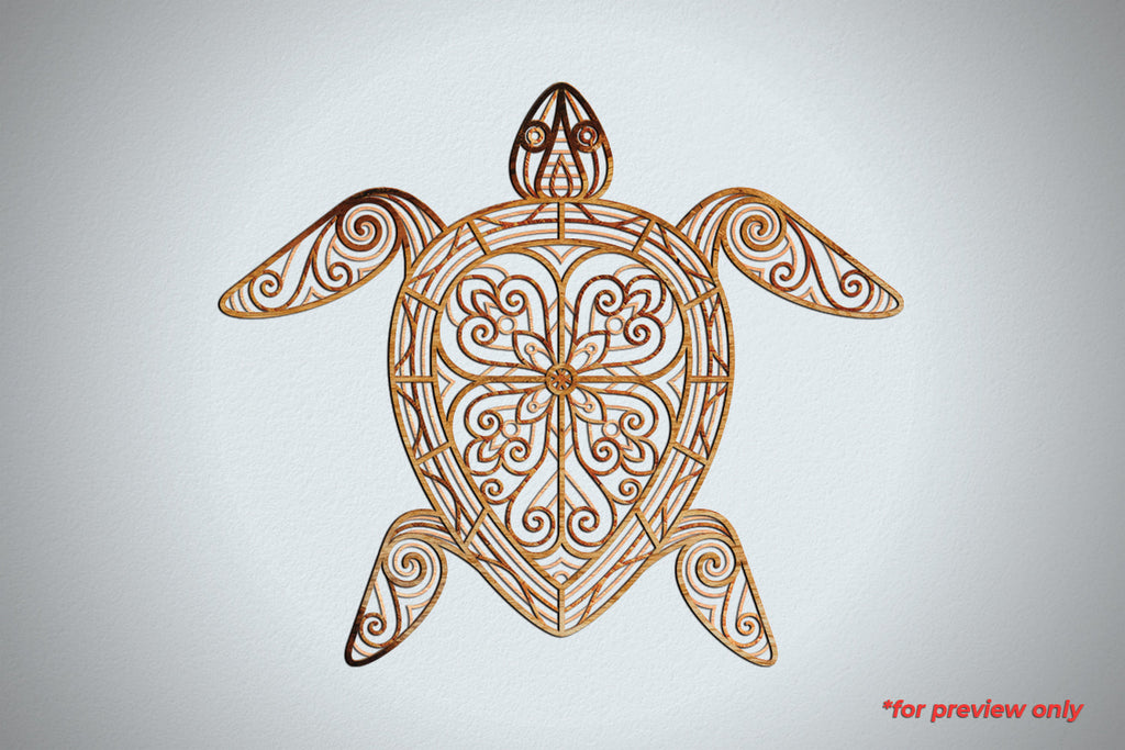 Turtle SVG, PNG, PDF, Layered Turtles SVG