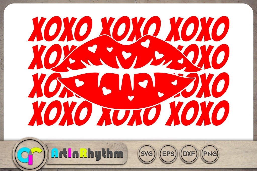 Valentine's Day Xoxo SVG - So Fontsy