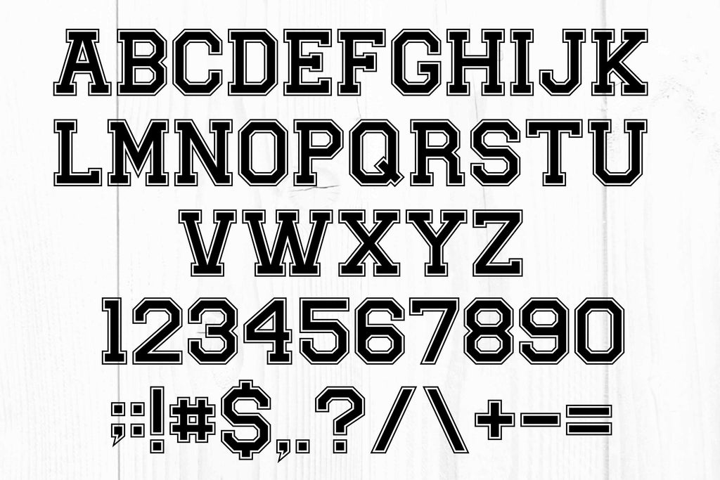 Collegiate Heavy Font collegiate-heavy-font
