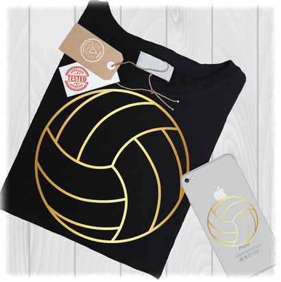 Volleyball Outline SVG Files for Cricut Mom Sport Designs - Gold Volleyball - Gold SVG - Volleyball SVG Files for Cricut - Svg Tshirt Design SVG My Sew Cute Boutique 