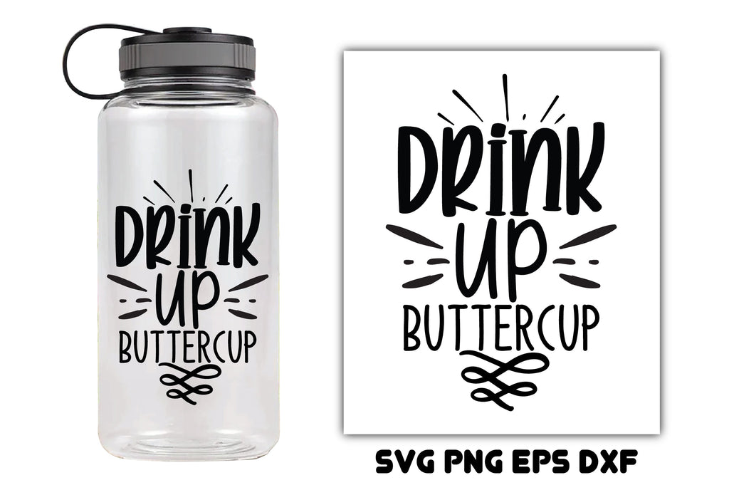 Water Bottle SVG  For Flock Sake - So Fontsy