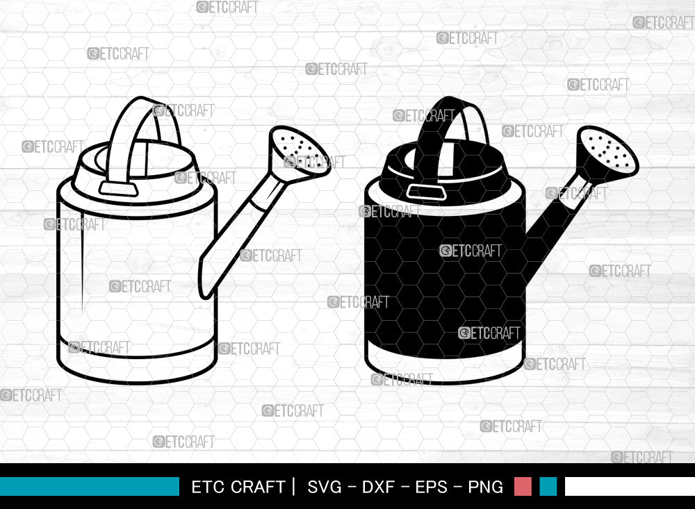 Watering Can SVG, Gardening Svg, Garden Svg, Watering Can Icon, Garden