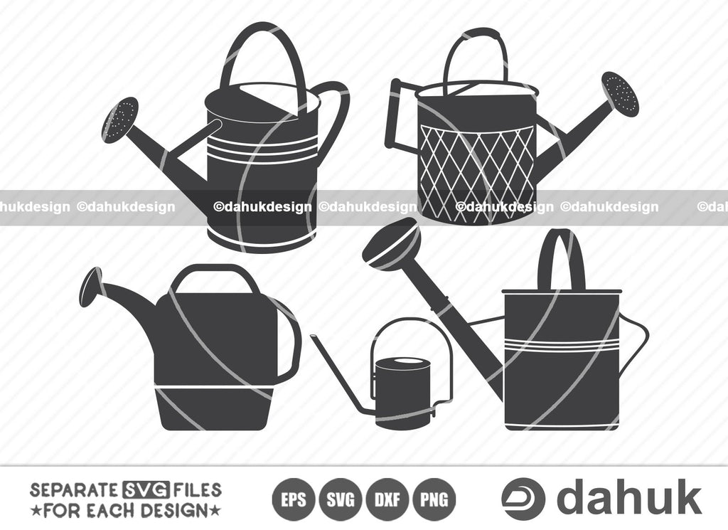 Watering Can SVG, Watering Can Icon, Watering Can vector illustration