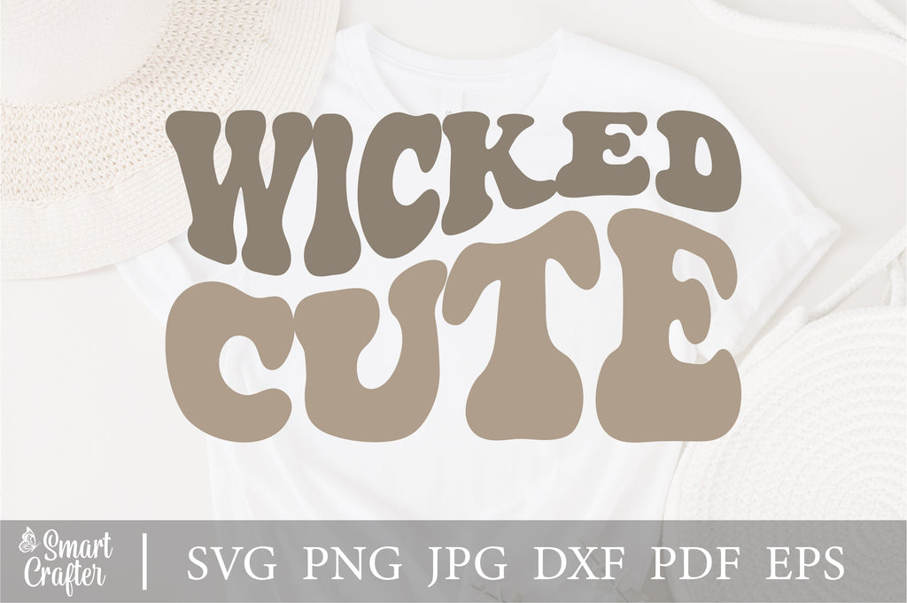 Wicked Cute Halloween T-shirt SVG Design