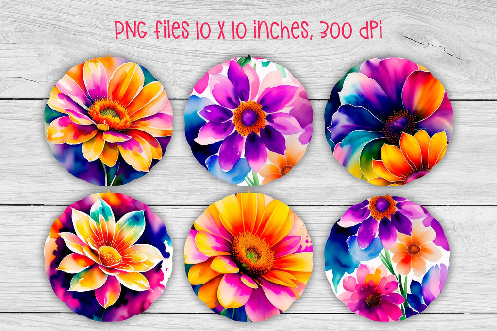 Wind spinner sublimation | Flower wind spinner - So Fontsy