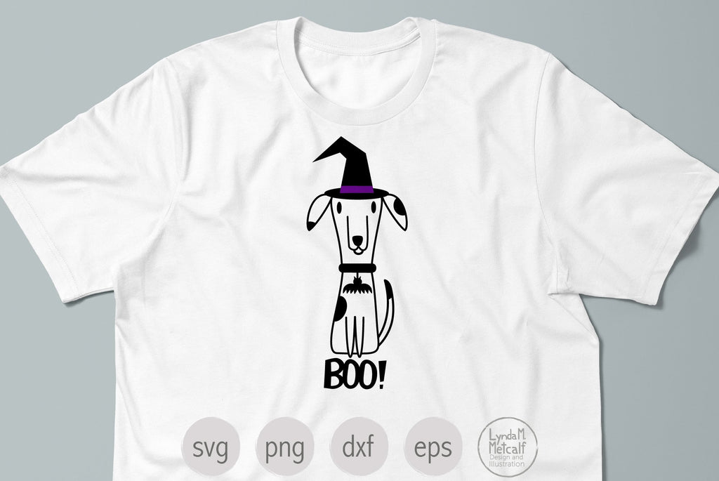 Witch Dog SVG for Halloween - So Fontsy