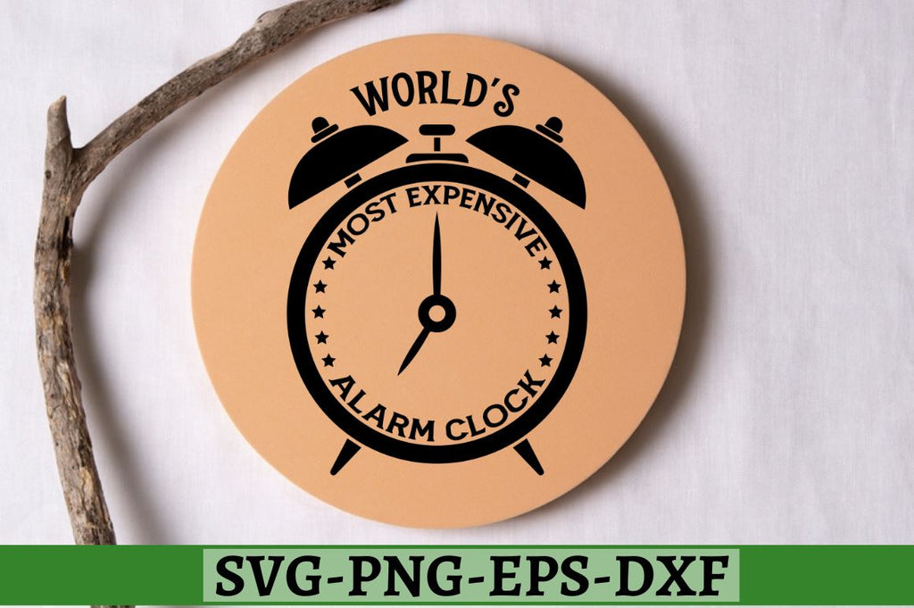 World's most expensive alarm clock SVG, World's most expensive alarm