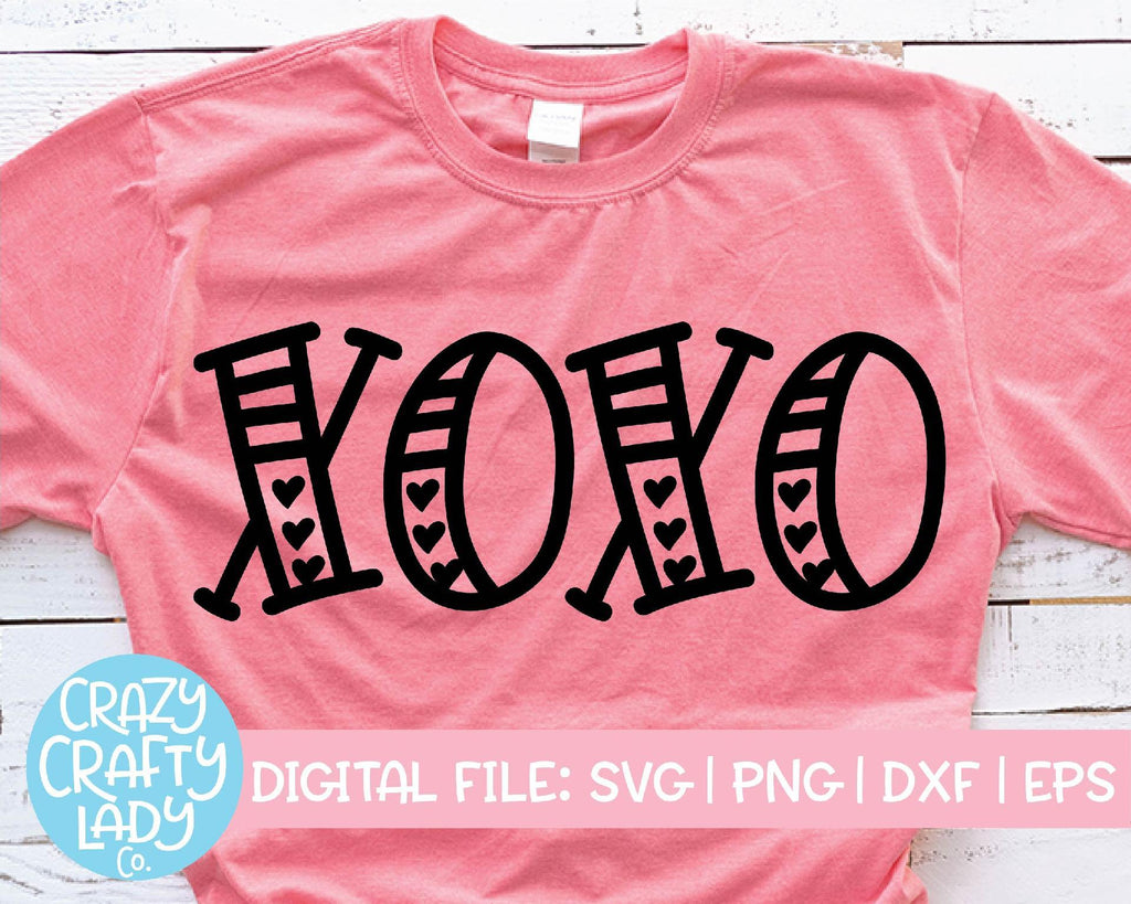 XOXO | Valentine's Day SVG Cut File - So Fontsy