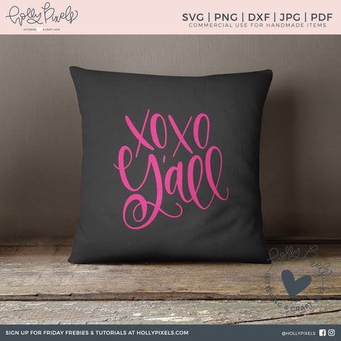 XOXO Y'all SVG File SVG So Fontsy Design Shop 