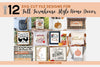 12 SVG Cut File Designs & Projects for Fall Farmhouse Style Home Decor