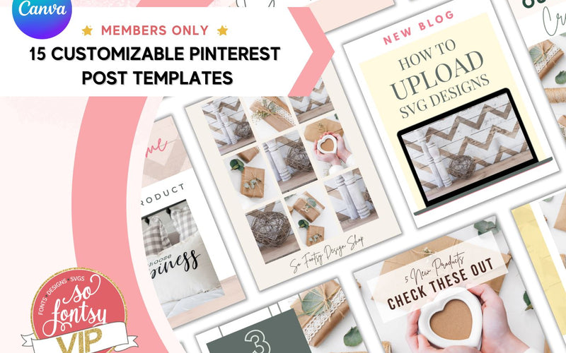 15 Customizable Pinterest Templates