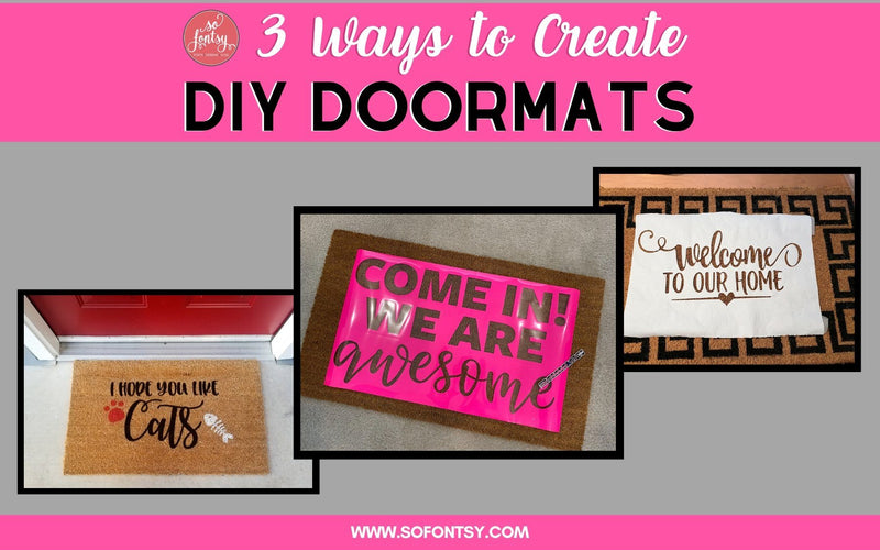 3 Ways to Create DIY Doormats