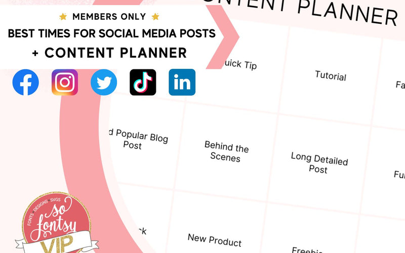 Best Times to Post on Social Media + Content Planner