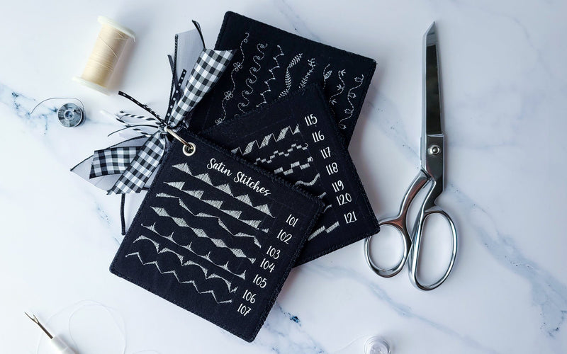 Brand new sewing machine? Why you need to make a stitch book (and how to do it!) (Video)