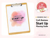 Craft Business Start Up Planning Guide