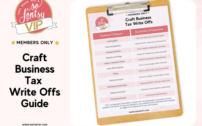 Craft Business Tax Write Offs Guide