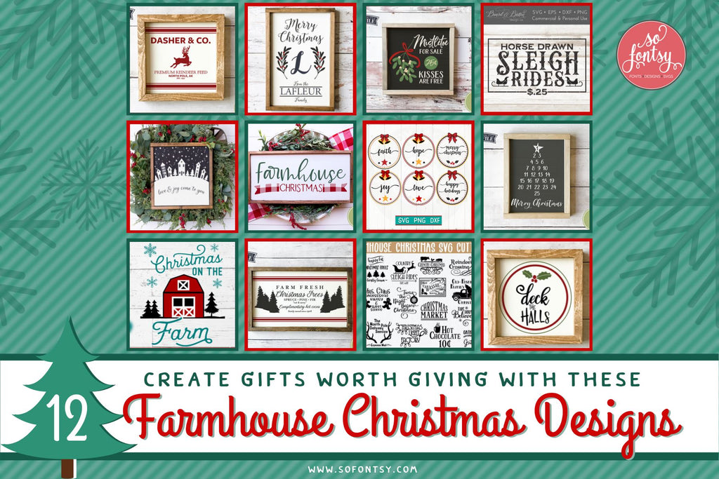 Create Gifts Worth Giving with These 12 Farmhouse Christmas Designs ...
