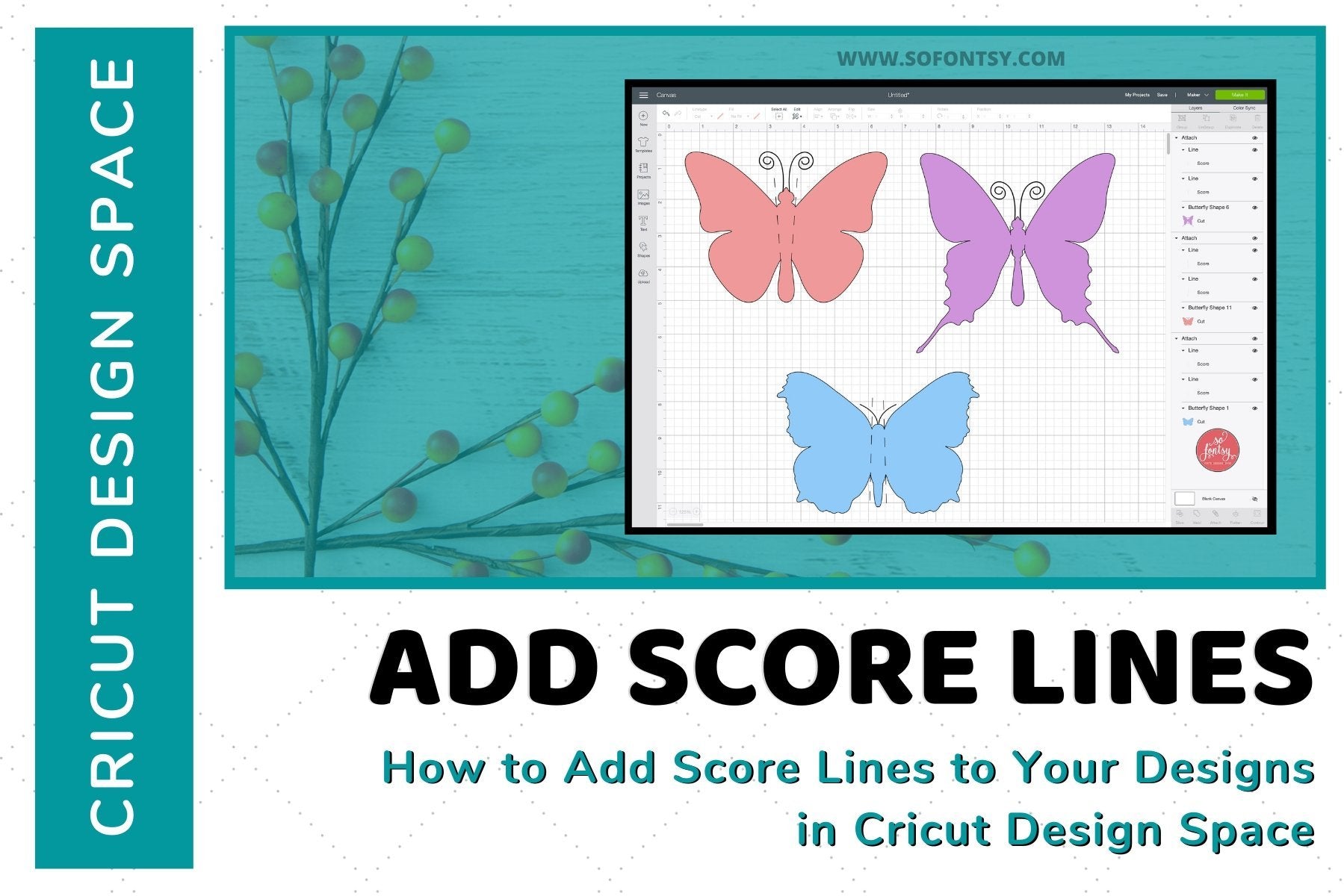 Cricut Scoring Tools and Tips: How to Attach Score Lines
