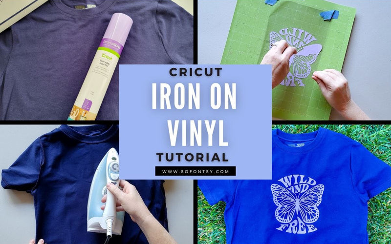 Cricut Iron On Vinyl Tutorial: T Shirt