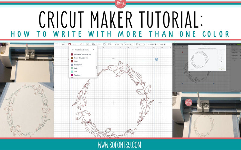 Cricut Tutorial: How To Write With More Than One Color