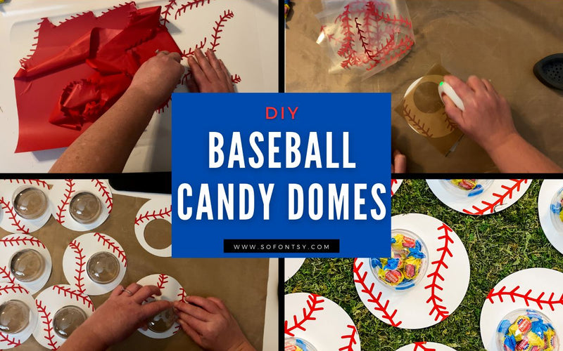 DIY Baseball Candy Domes