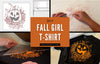 DIY Fall Girl Floral Pumpkin T-Shirt