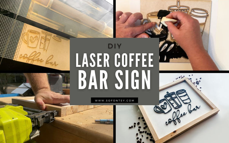 DIY Farmhouse Coffee Bar Sign
