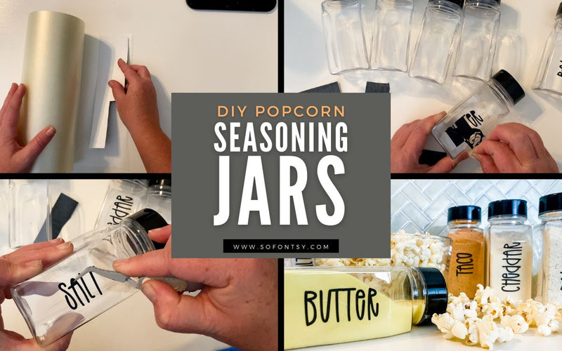 DIY Popcorn Seasoning Jars