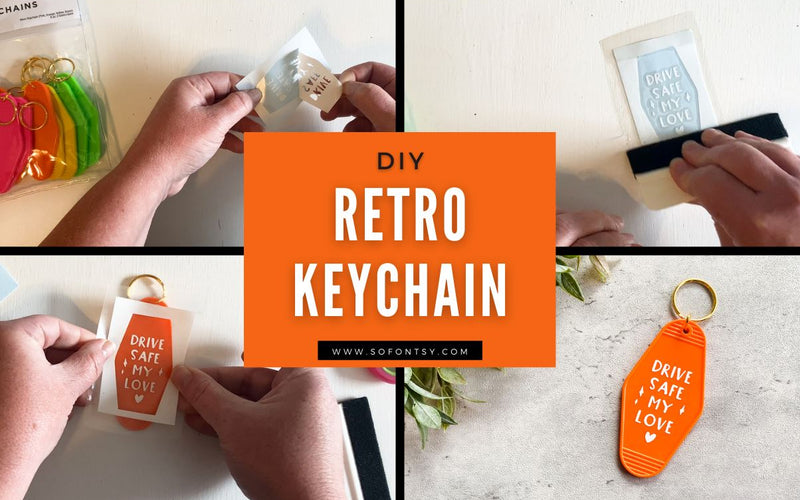 DIY Retro Keychain