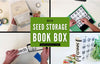 DIY Spring Seed Storage Faux Book Storage Box