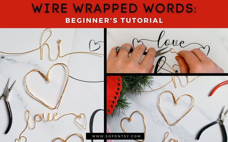 DIY Wire Wrapped Words: Beginners Tutorial
