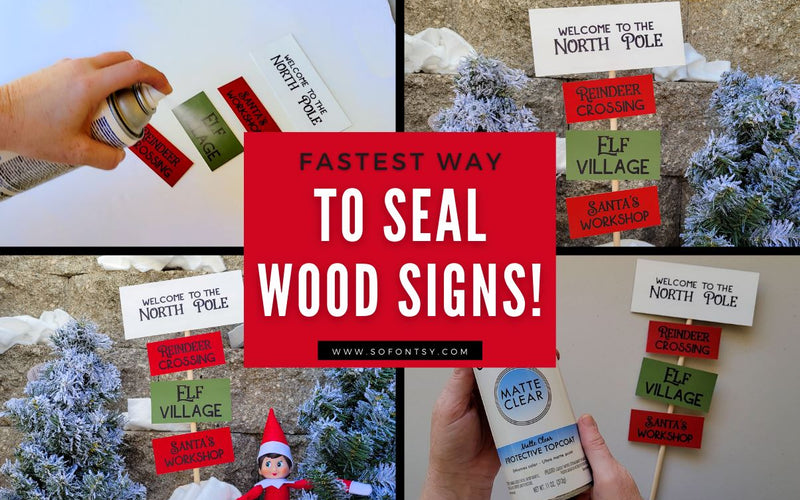 Fastest Way How to Seal Wood Signs (and when you don't need to!)