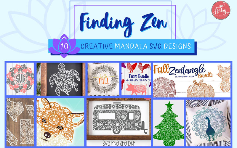 Finding Zen: 10 Creative Mandala SVG Designs